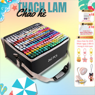 Hỏa Tốc Bút Màu Marker Touch 60/80/100/120/168/262 Cây Chuyên Nghiệp Kèm Túi Vải Họa Cụ Tô Màu Dạ Vẽ Tranh
