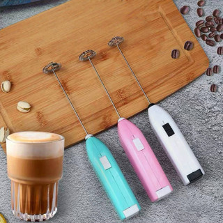 Dụng Cụ Tạo Bọt Pha Cà Phê , Đánh Trứng Tiện Lợi Kèm 2 Pin AA