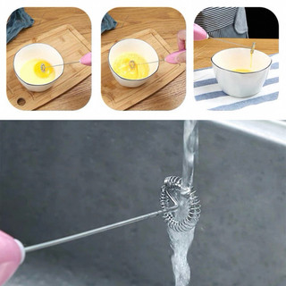 Dụng Cụ Tạo Bọt Pha Cà Phê , Đánh Trứng Tiện Lợi Kèm 2 Pin AA