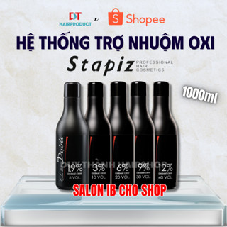  Oxy Trợ Nhuộm Stapiz 1000ml – Oxy Nhuộm Tóc Cao Cấp Giúp Lên Màu Chuẩn Mùi Thơm Dịu Nhẹ Da Đầu. 