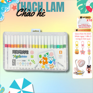 Set 60 Bút Màu ACRYLIC Marker đầu nhọn chống thấm nước không bị nhòe vẽ lên được đa dạng chất liệu