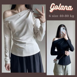  Áo Lệch Vai Kiểu Dài Tay ôm body siêu Quyến Rũ vải Tăm lông chuột giữ nhiệt monazi   Có Bigsize  