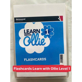 FLASHCARDS LEARN WITH OLLIE LEVEL 1 2-3 ( THẺ THIẾT KẾ HAI MẶT ÉP PLASTICS BỀN ĐẸP )