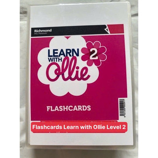 FLASHCARDS LEARN WITH OLLIE LEVEL 1 2-3 ( THẺ THIẾT KẾ HAI MẶT ÉP PLASTICS BỀN ĐẸP )