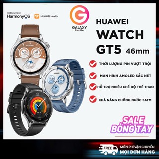 HUAWEI WATCH GT5  - Đồng hồ thông minh Huawei Watch GT 5 46mm Tính Năng Chạy Bộ Và Đạp Xe Mới - Galaxy Mobile Store