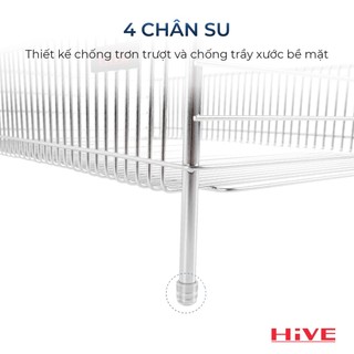 Kệ (giá) để chén bát HiVE KO 1 tầng inox 304