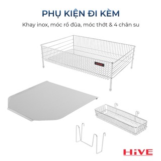 Kệ (giá) để chén bát HiVE KO 1 tầng inox 304