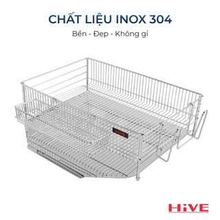 Kệ (giá) để chén bát HiVE KO 1 tầng inox 304