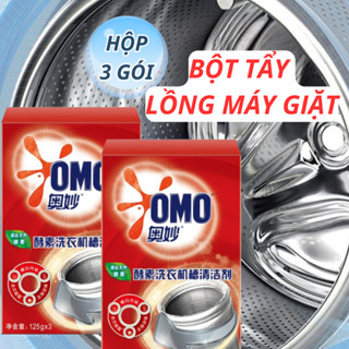[ Hộp 3 Gói ] Bột Tẩy Vệ Sinh Lồng Máy Giặt, Tẩy Các Vết Bẩn Tích Tụ, Loại Bỏ Mảng Bám Nấm Mốc Gây Ngứa, Bảo Vệ Sức Khỏe