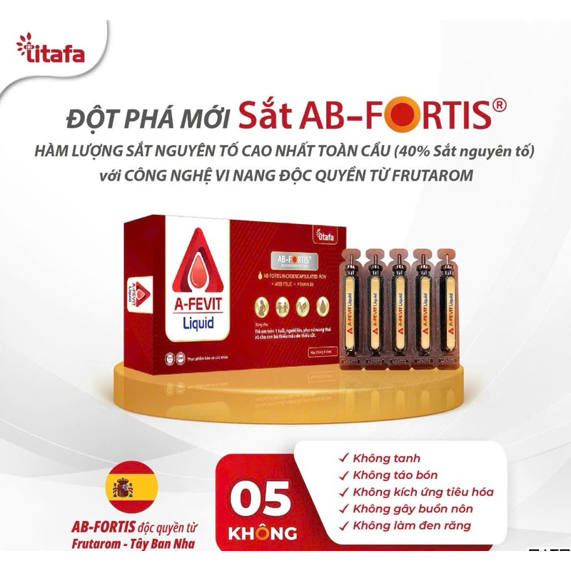 Siro bổ sung sắt A-Fevit Liquid