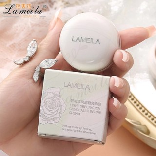  Kem nền che khuyết điểm trong suốt Lameila nội địa trung   Kem bột đóng nhẹ   Phấn bên Phấn mũi Đường viền ba chiều 