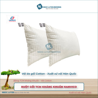 [CHÍNH HÃNG] Ruột Gối bông chống khuẩn TCM Hanvico - Êm ái - Kháng khuẩn