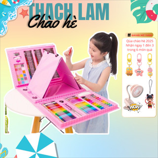 Bộ Bút Màu Vẽ 150208 Món Size Lớn Cho Bé – Kèm Bảng Vẽ + Tặng Giấy Vẽ 300gsm Dụng Cụ Tô Màu Sáng Tạo