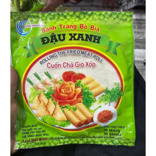 Miễn Ship  -Combo 10 gói vỏ bò bía (vỏ bánh tráng đậu xanh sz 16 )