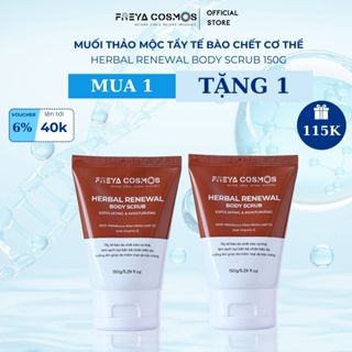 Muối Thảo Mộc Tẩy Tế Bào Chết Freya Cosmos Hỗ Trợ Giảm Mụn Cơ Thể, Giảm Viêm Nang Lông Herbal Renewal Body Scrubs