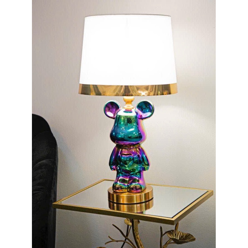 Mẫu đèn Gấu BearBrick cao cấp deco phòng ngủ-phòng khách-trang trí Made in Việt Nam