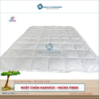 [CHÍNH HÃNG] Ruột chăn Micro Fiber Hanvico - Lông vũ nhân tạo - Tiêu chuẩn 5 sao - Siêu nhẹ - Kháng khuẩn