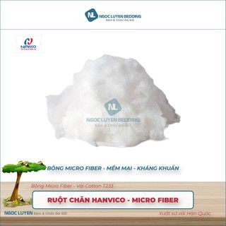 [CHÍNH HÃNG] Ruột chăn Micro Fiber Hanvico - Lông vũ nhân tạo - Tiêu chuẩn 5 sao - Siêu nhẹ - Kháng khuẩn