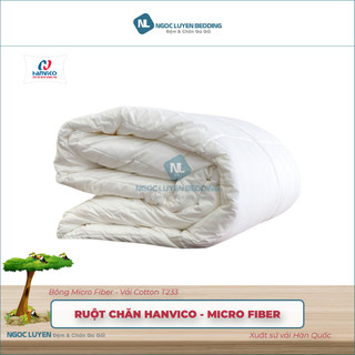 [CHÍNH HÃNG] Ruột chăn Micro Fiber Hanvico - Lông vũ nhân tạo - Tiêu chuẩn 5 sao - Siêu nhẹ - Kháng khuẩn