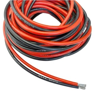   1 mét   Dây AWG 8 -10 chịu nhiệt chống cháy cho xe điện   có bán kèm cos bấm dây  