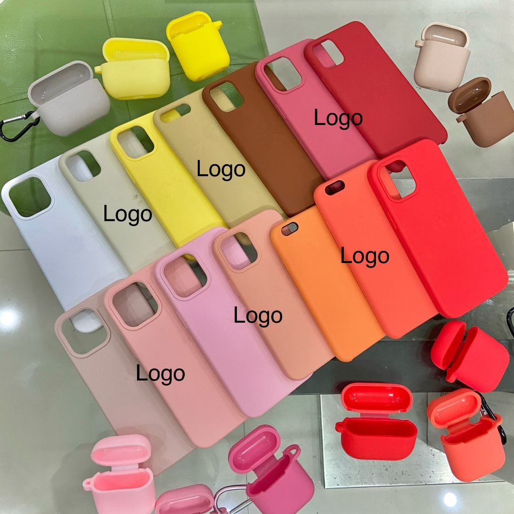 SẴN CHO I.PHONE 16 - Ốp chống bẩn có logo , silicon dẻo full 4 cạnh
