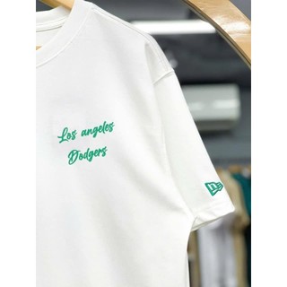 [Chính Hãng] Áo Thun New Era - LA Dodgers Chữ Green - Trắng - Code: 15488789