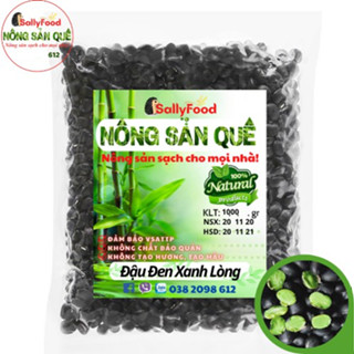 Đậu Đen Xanh Lòng Hữu Cơ SallyFood 500g 1kg Đỗ Đen Xanh Lòng Organic Sạch Thuần Chủng - Shop Nông Sản Quê