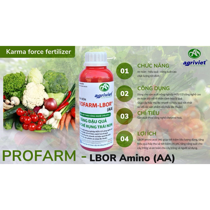 SIÊU BO , ♻️ PROFARM - LBOR (AA)  Agriviet