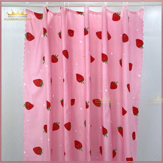  Rèm cửa RIDO DÂU ngăn phòng gác trọ decor phòng tặng kèm móc và dây treo RD03 Vuaremgiasi 