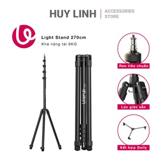Chân đèn Ulanzi T270 chất liệu hợp kim cao tối đa 2.7M với khả năng tai 6Kg chính hãng T097