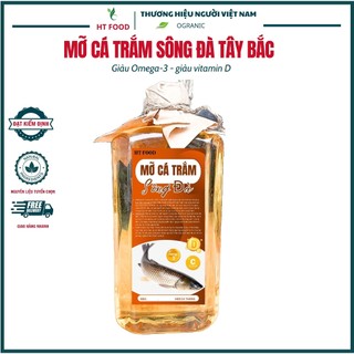 Mỡ cá trắm sông đà tây bắc ,mỡ ăn dặm cho bé giàu omega 3 bổ sung dinh dưỡng cho gia đình HT FOOD