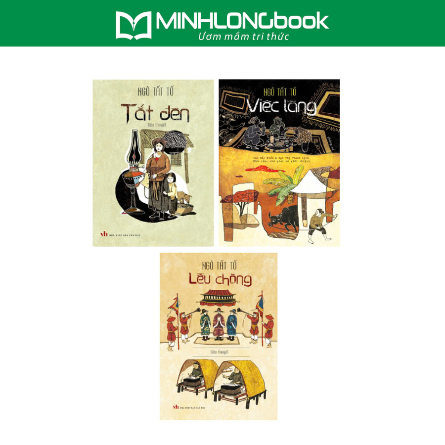 Sách: Việc Làng + Tắt Đèn + Lều Chõng (Ngô Tất Tố)
