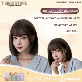  Tóc Giả IAN Tóc giả nguyên đầu ngắn BoBo trẻ trung năng động  TẶNG KÈM LƯỚI  