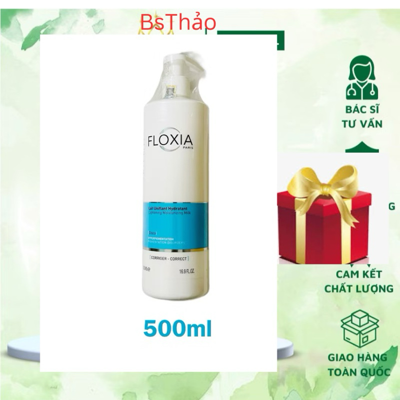 Sữa dưỡng thể sáng da Floxia Lightening Moisturizing Milk 500ml
