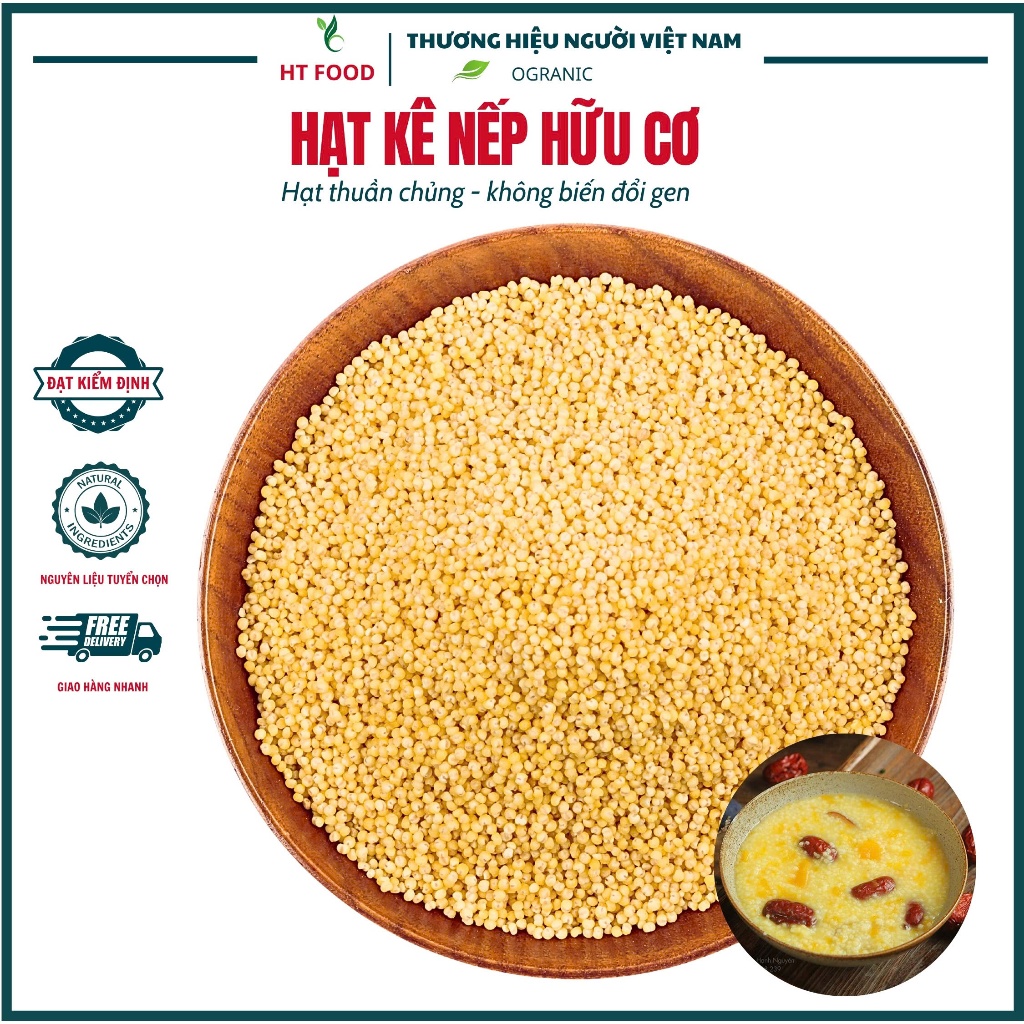 Hạt kê nếp hữu cơ sạch điện biên - HT FOOD