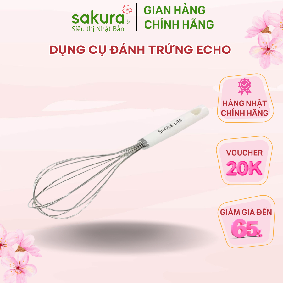 Dụng cụ đánh trứng Echo - Hàng nhập khẩu Nhật Bản
