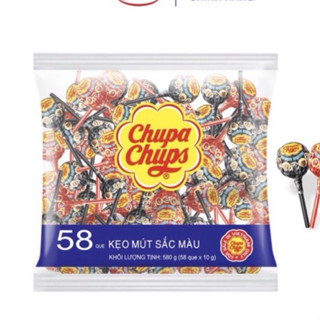 Set 10 Kẹo Mút Chupa Chups đỏ đen