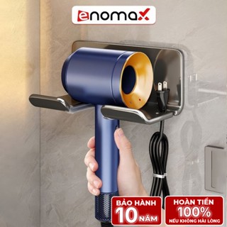 Giá treo máy sấy tóc Enomax dán tường chắc chắn, chất liệu nhôm hàng không chống gỉ sét, bảo hành 10 năm (Eno 0116)