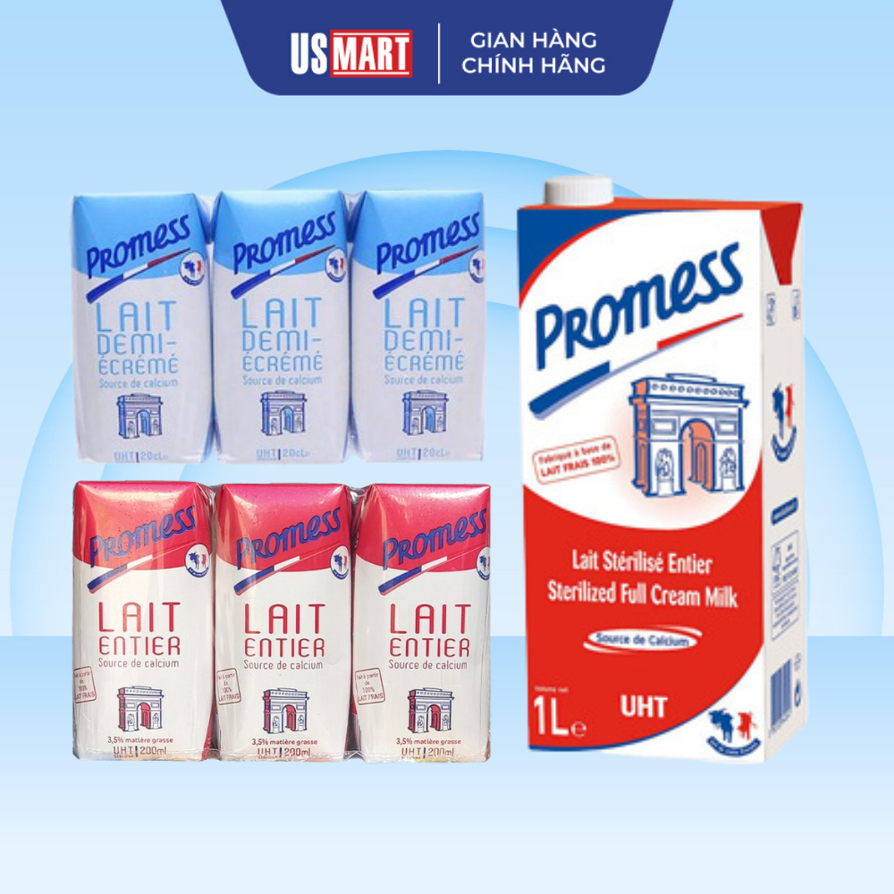 Sữa Tươi Promess Pháp Ít Béo