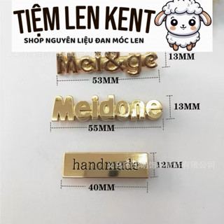  Mác túi handmade mạ vàng phụ kiện túi xách 