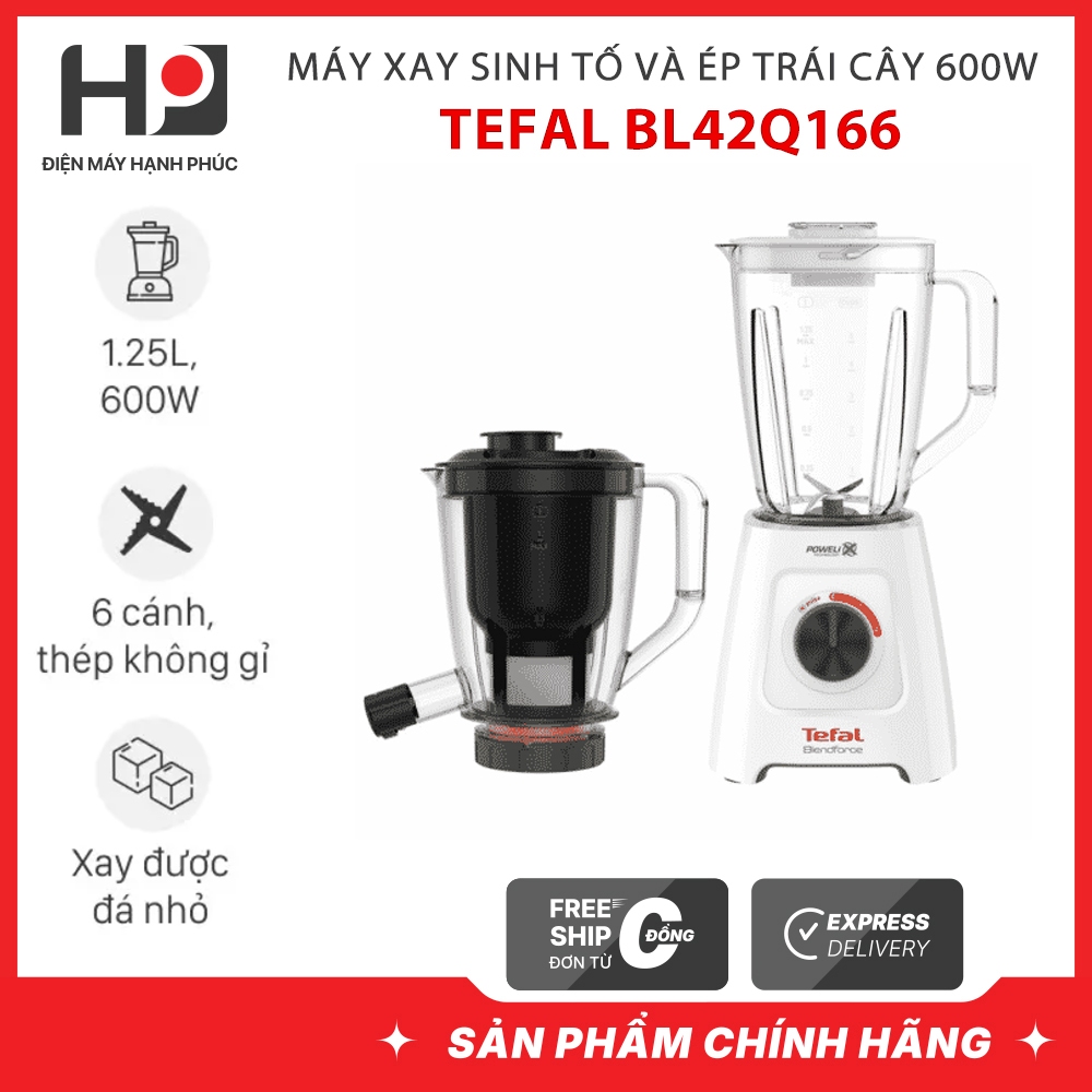 [Hàng chính hãng] Máy xay sinh tố Tefal BL317166| BL42Q166