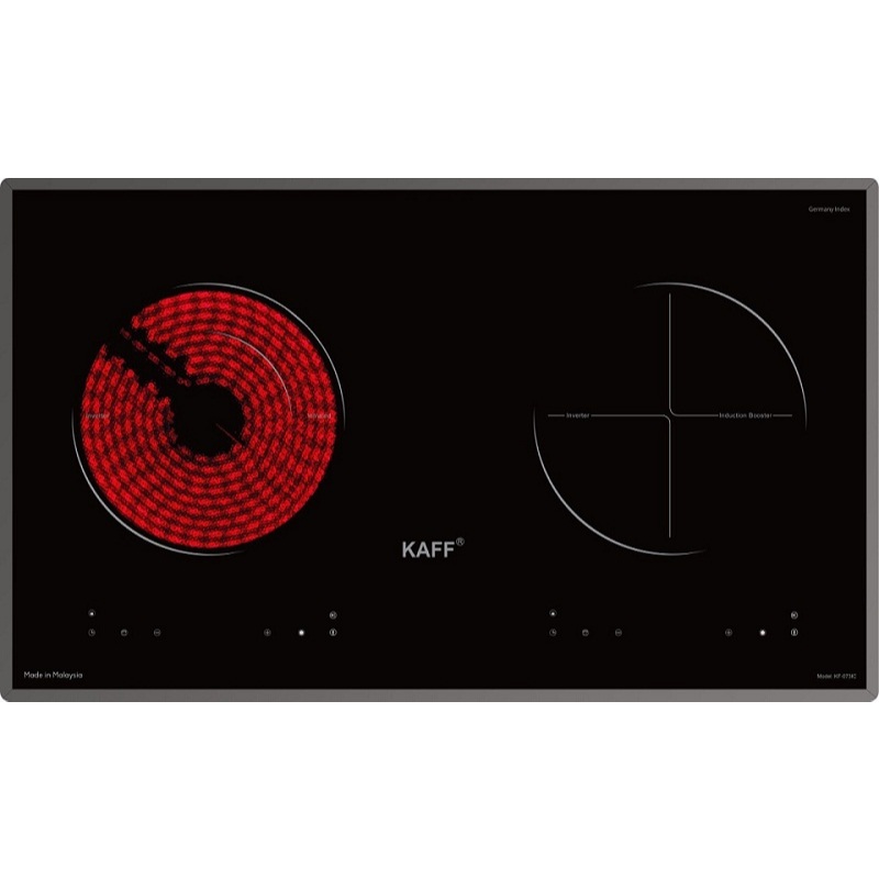 [FREESHIP HCM] Bếp Điện Từ Kaff KF-073IC 1 Điện 1 Từ 73CM Mặt Kính Crystal - CHÍNH HÃNG