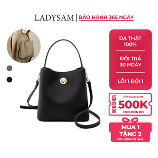 Túi Xách Nữ Dáng Xô Da Thật Thời Trang Cao Cấp Ladydam - Túi Đeo Vai Nữ Kiểu Dáng Đơn Giản Rộng Rãi Size 22