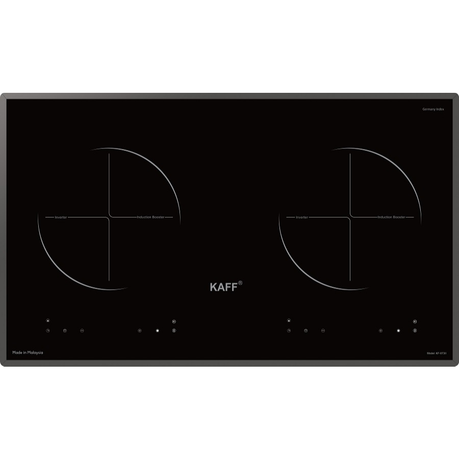 [FREESHIP HCM] Bếp Từ Kaff KF-073II 73CM 2 Vùng Nấu Mặt Kính Crystal - CHÍNH HÃNG