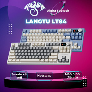 Bàn phím cơ có dây/ không dây Langtu LT84, hotswap toàn bàn, LED RGB, chơi game, làm việc, học tập