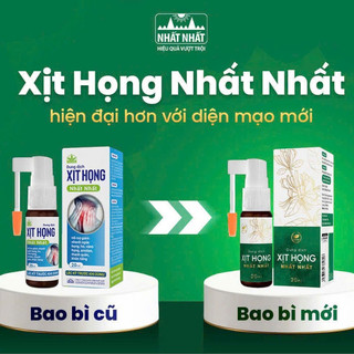 XỊT HỌNG NHẤT NHÂT CHAI MỚI CHÍNH HÃNG 20ML
