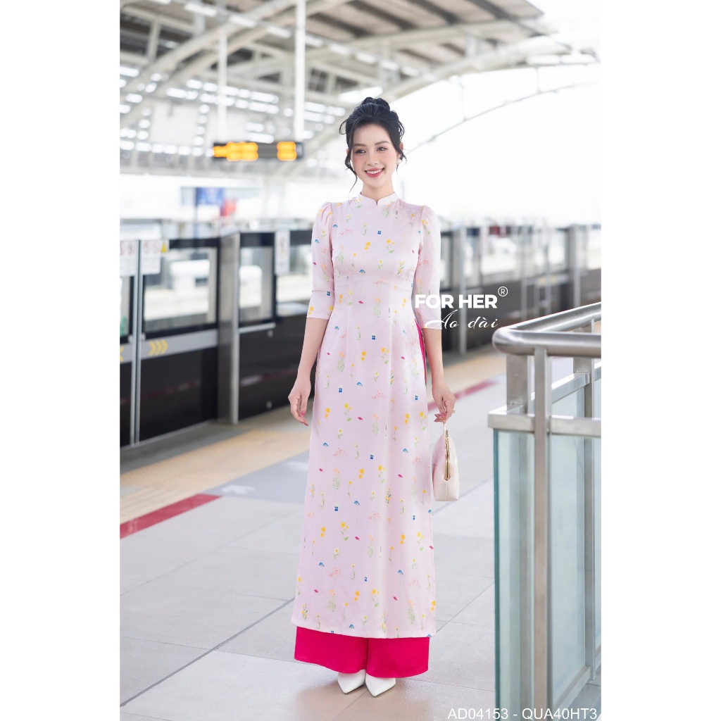 Áo dài FOR HER Ý Thơ  AD04152 AD04153