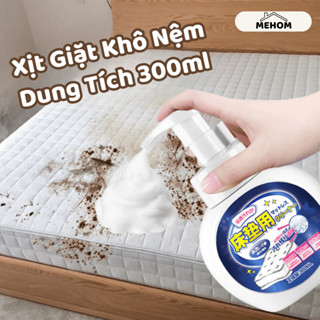  Nước Giặt Khô Chăn Ga Gối Đệm Khử Mùi Nhanh Chống Mốc Khử Mùi Vệ Sinh Sofa 300ml MEHOM  - BX14 
