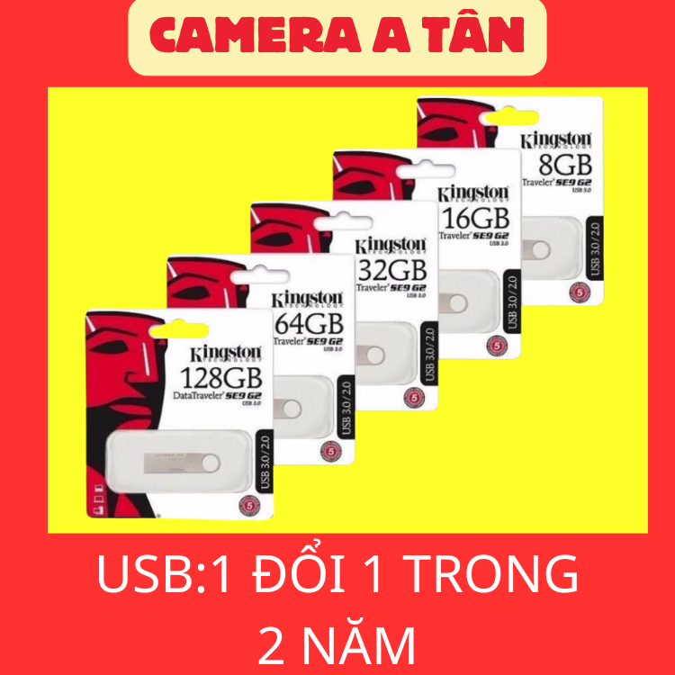 Usb Kingston ĐỔI MỚI 2 NĂM 128g 64gb 32gb 16gb 8gb 4gb 2gb nhỏ gọn Dtse9 Dt101 Cz33 U202