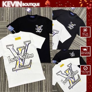 Áo Phông Nam Nữ Luôn Vui Tươi Hai Màu Đen Trắng  In Logo Sắc Nét Vải Cotton Dày Dặn Thời Trang 5484